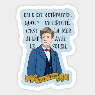 Arthur Rimbaud Eternity Sticker